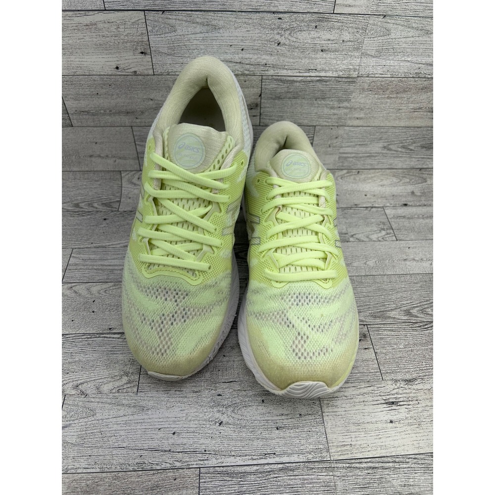 Asics Gel-Nimbus 23 Womens Running Shoes Neon‎ Yellow White 1012A885 Size 8.5